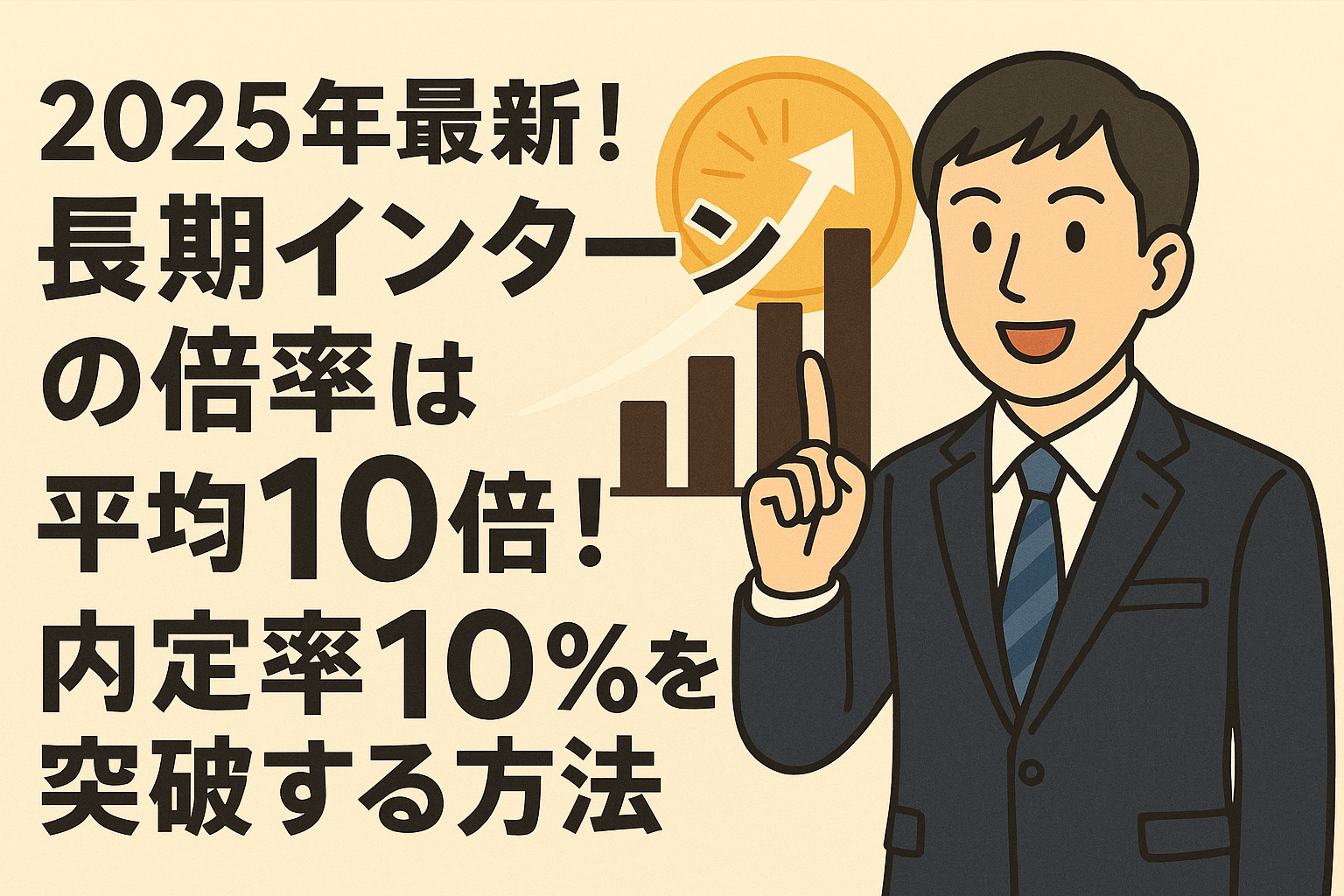 2025年最新|長期インターンの倍率は平均10倍!内定率10%を突破する方法