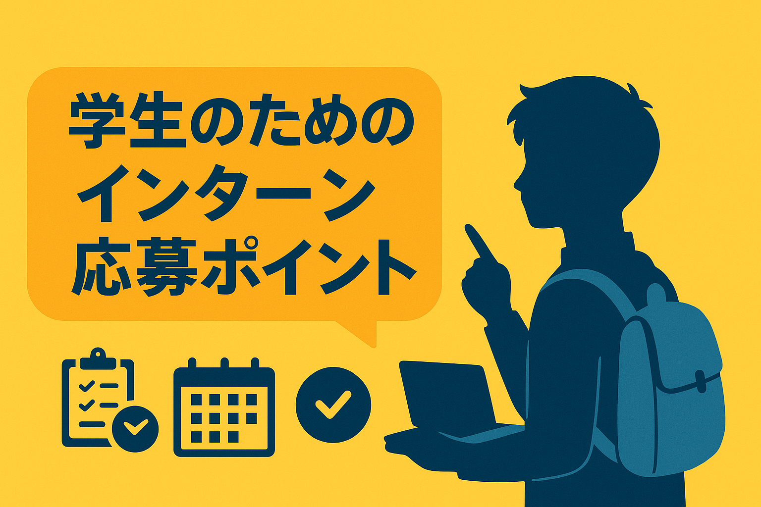 学生のためのインターン応募ポイント
